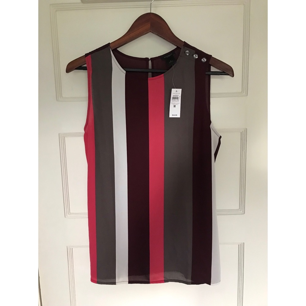 Ann Taylor Striped Blouse